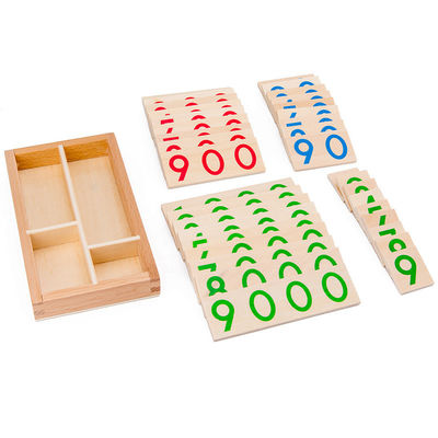 3.5cm ξύλινες αριθμών ενισχύσεις διδασκαλίας Math καρτών γρίφων μετρώντας για τα μικρά παιδιά