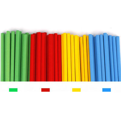 Ο ψηφιακός 23cm ξύλινος υπολογισμός Montessori παιχνιδιών Math αριθμού εμποδίζει μη τοξικό