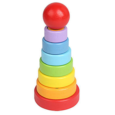 ξύλο οξιών παιχνιδιών μωρών 5.51in ξύλινο Montessori Teether