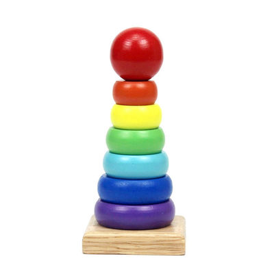ξύλο οξιών παιχνιδιών μωρών 5.51in ξύλινο Montessori Teether