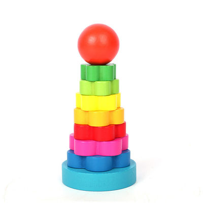 ξύλο οξιών παιχνιδιών μωρών 5.51in ξύλινο Montessori Teether