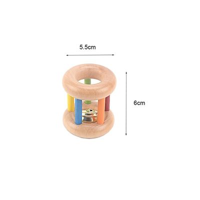 Handbell 15CM ξύλινα μουσικά όργανα BeBe Tambor παιχνιδιών