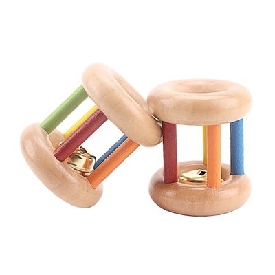 Handbell 15CM ξύλινα μουσικά όργανα BeBe Tambor παιχνιδιών