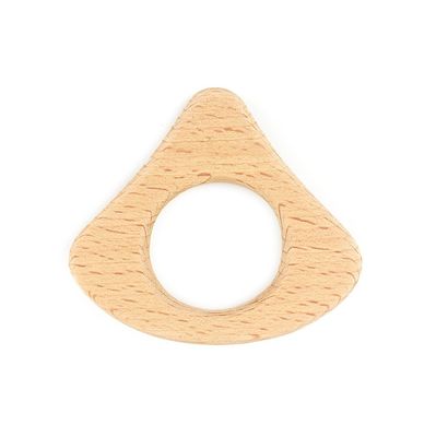 Handbell ασφαλές Tambor 6 ίντσας ξύλινο ξύλο οξιών Teethers Teether