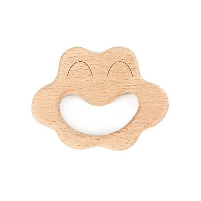 Handbell ασφαλές Tambor 6 ίντσας ξύλινο ξύλο οξιών Teethers Teether