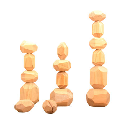 5cm 36pcs ψηφιακοί ξύλινοι φραγμών παιχνιδιών φραγμοί συσσώρευσης μωρών γεωμετρικοί