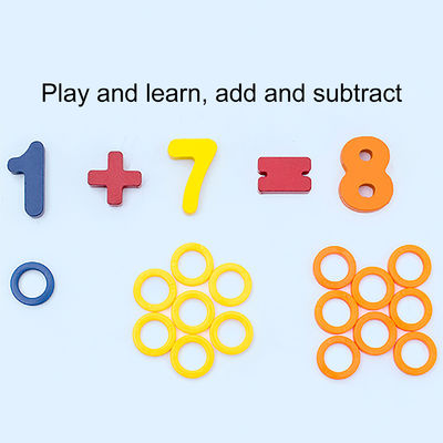 Math που αλιεύει τα εκπαιδευτικά ξύλινα παιχνίδια 15cm μωρών Montessori