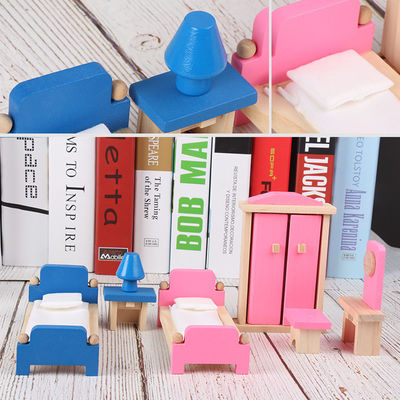 Κλασσικά 26CM ξύλινα μικροσκοπικά Dollhouse επίπλων σπιτιών κουκλών εξαρτήματα Diy