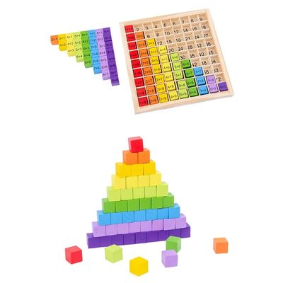 Montessori 0.59in ξύλινο παιχνίδι επιτραπέζιων αβάκων παιχνιδιών Math 99 αριθμού μετρώντας
