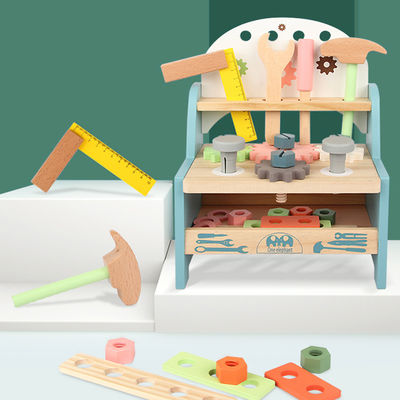 Εργαλεία πάγκων εργασίας InteractiveWooden παιδιών γονέα για την ανάπτυξη νοημοσύνης