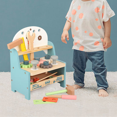 Εργαλεία πάγκων εργασίας InteractiveWooden παιδιών γονέα για την ανάπτυξη νοημοσύνης