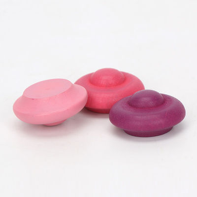 6pcs εκπαιδευτικά ξύλινα παιχνίδια Montessori στοιβαχτών ουράνιων τόξων
