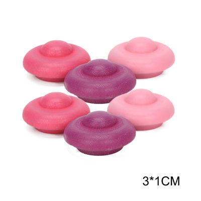 6pcs εκπαιδευτικά ξύλινα παιχνίδια Montessori στοιβαχτών ουράνιων τόξων