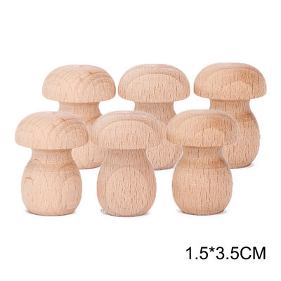 6pcs εκπαιδευτικά ξύλινα παιχνίδια Montessori στοιβαχτών ουράνιων τόξων