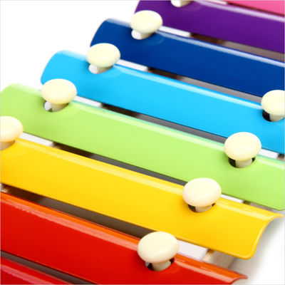 8 πιάνο σημειώσεων και παιχνίδι Xylophone με το ξύλινο πλαίσιο