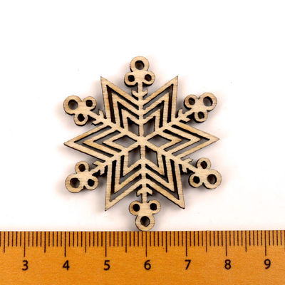 Λευκώματα αποκομμάτων που χρωματίζουν Snowflake τις χειροποίητες ξύλινες τέχνες σχεδίων