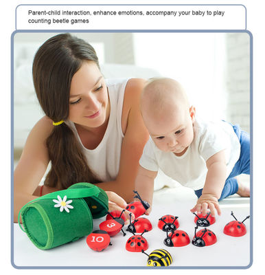 Μη τοξικά ξύλινα μαθηματικά παιχνίδια Montessori για τα μικρά παιδιά