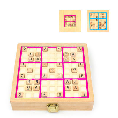 Μη τοξικά ξύλινα παιχνίδια Sudoku για τη διανοητική ανάπτυξη