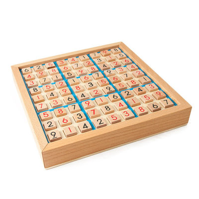 Μη τοξικά ξύλινα παιχνίδια Sudoku για τη διανοητική ανάπτυξη