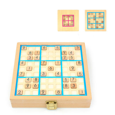 Μη τοξικά ξύλινα παιχνίδια Sudoku για τη διανοητική ανάπτυξη