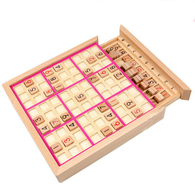 Μη τοξικά ξύλινα παιχνίδια Sudoku για τη διανοητική ανάπτυξη