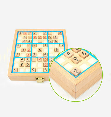 Μη τοξικά ξύλινα παιχνίδια Sudoku για τη διανοητική ανάπτυξη