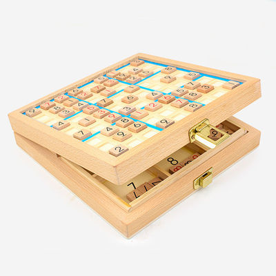 Μη τοξικά ξύλινα παιχνίδια Sudoku για τη διανοητική ανάπτυξη