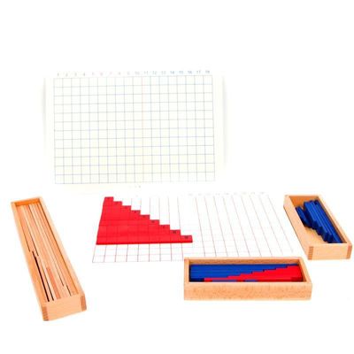 Ξύλινος πίνακας προσθηκών και αφαίρεσης Montessori για την πρόωρη διδασκαλία μαθηματικών