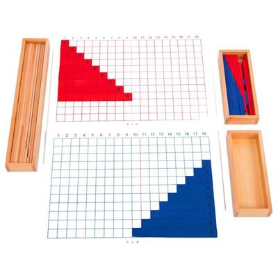 Ξύλινος πίνακας προσθηκών και αφαίρεσης Montessori για την πρόωρη διδασκαλία μαθηματικών