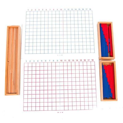 Ξύλινος πίνακας προσθηκών και αφαίρεσης Montessori για την πρόωρη διδασκαλία μαθηματικών