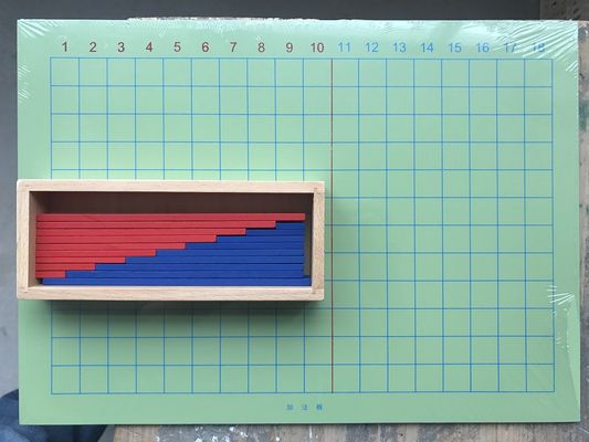 Ξύλινος πίνακας προσθηκών και αφαίρεσης Montessori για την πρόωρη διδασκαλία μαθηματικών