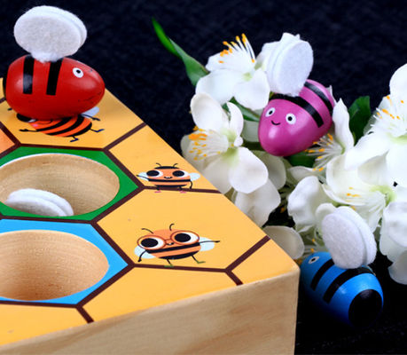 Ξύλινο παιχνίδι συντονισμού ματιών χεριών Montessori για την πρόωρη εκπαίδευση παιδιών