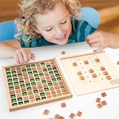Montessori εκπαιδευτικό 	Ξύλινο παιχνίδι Math για τον προσχολικό μετρώντας αριθμό