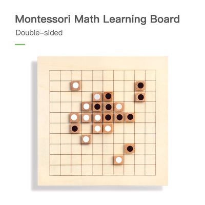 Montessori εκπαιδευτικό 	Ξύλινο παιχνίδι Math για τον προσχολικό μετρώντας αριθμό