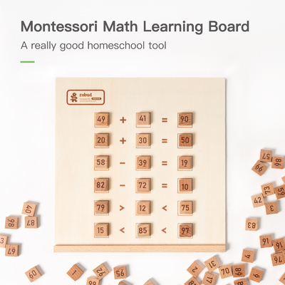 Montessori εκπαιδευτικό 	Ξύλινο παιχνίδι Math για τον προσχολικό μετρώντας αριθμό