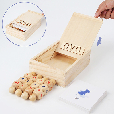 Η ξύλινη ανάγνωση Montessori εμποδίζει την περιστρεφόμενη εκμάθηση αλφάβητου περιστροφής επιστολών