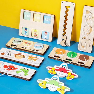 DIY Montessori που ταιριάζει με την αισθητήρια δραστηριότητας εκμάθηση παιδιών εκπαίδευσης πινάκων πρόωρη