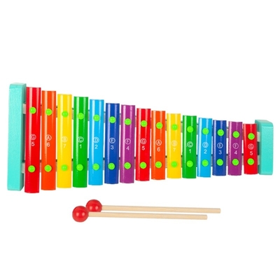Παιδιά ξύλινο Xylophone 15 πιάνο κτύπου τόνων εκπαιδευτικό με 2 σφύρες