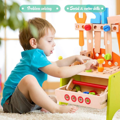 Ξύλινο παιχνίδι γρίφων DIY προσομοίωσης σπιτιών παιχνιδιού αλληλεπίδρασης παιδιών γονέα